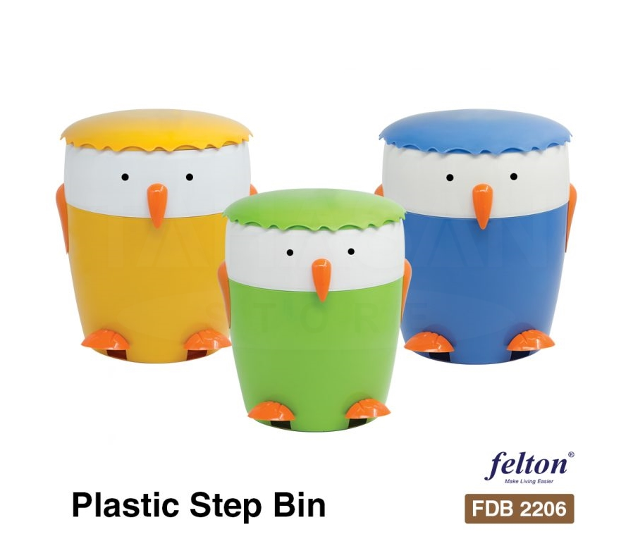 Felton - Penguin Step Bin 10 Litre