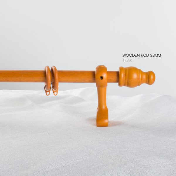 Wooden Rod 28mm – 6 ft
