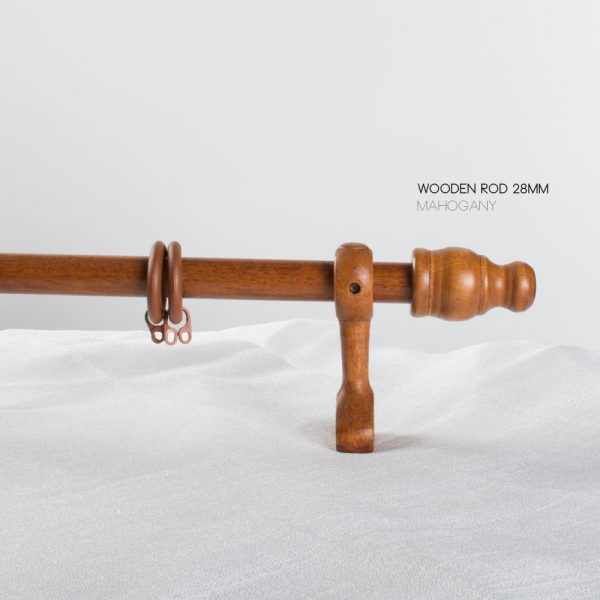 Wooden Rod 28mm – 6 ft